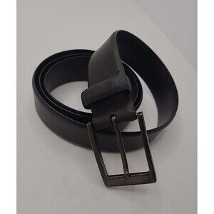 Vintage Harold Powell Brown Genuine Leather Belt Made in Italy Size 36